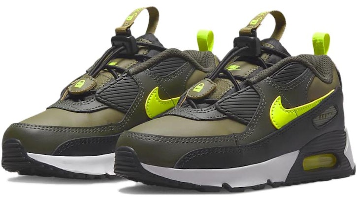 (Preschool) Nike Air Max 90 Toggle 'Medium Olive Volt' CV0064-200 Lookbook (Preschool) Nike Air Max 90 Toggle 'Medium Olive Volt' CV0064-200