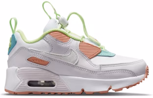 (Preschool) Nike Air Max 90 Toggle 'White Crimson Bliss' CV0064-102 (Preschool) Nike Air Max 90 Toggle 'White Crimson Bliss' CV0064-102
