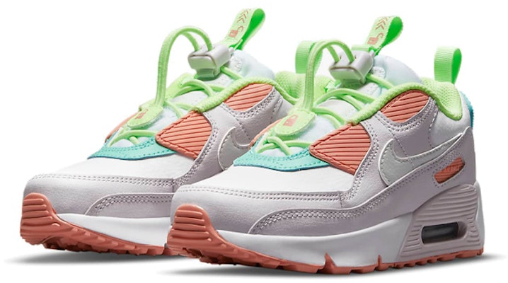 (Preschool) Nike Air Max 90 Toggle 'White Crimson Bliss' CV0064-102 Lookbook (Preschool) Nike Air Max 90 Toggle 'White Crimson Bliss' CV0064-102