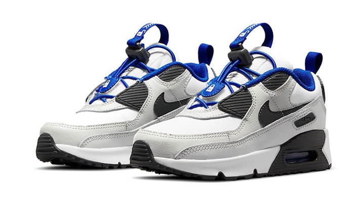 (Preschool) Nike Air Max 90 Toggle 'White Grey Fog' CV0064-101 Lookbook (Preschool) Nike Air Max 90 Toggle 'White Grey Fog' CV0064-101