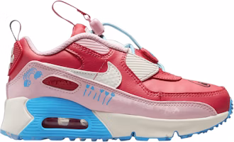(Preschool) Nike Air Max 90 Toggle SE 'Light Fusion Red Blue Lightning' FB2338-600 (Preschool) Nike Air Max 90 Toggle SE 'Light Fusion Red Blue Lightning' FB2338-600