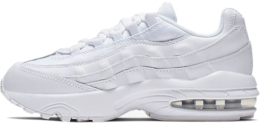 (Preschool) Nike Air Max 95 'White Metallic Silver' 905461-104 Buy (Preschool) Nike Air Max 95 'White Metallic Silver' 905461-104