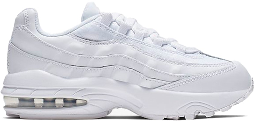 (Preschool) Nike Air Max 95 'White Metallic Silver' 905461-104 Order (Preschool) Nike Air Max 95 'White Metallic Silver' 905461-104
