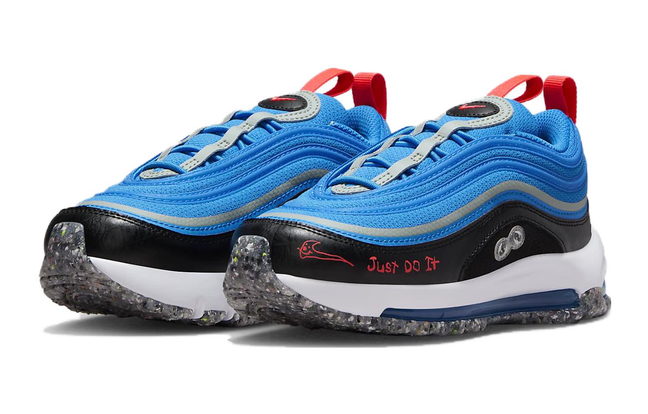 Lookbook (PS) 나이키 에어맥스 97 블루 블랙 크림슨 FB9111-400