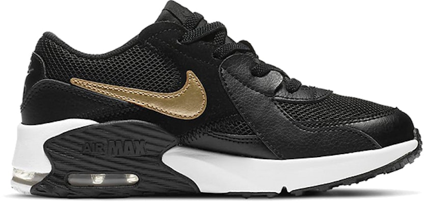 (Preschool) Nike Air Max Excee 'Black Gold White' CD6892-006 Order (Preschool) Nike Air Max Excee 'Black Gold White' CD6892-006