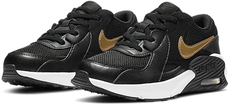 (Preschool) Nike Air Max Excee 'Black Gold White' CD6892-006 Lookbook (Preschool) Nike Air Max Excee 'Black Gold White' CD6892-006