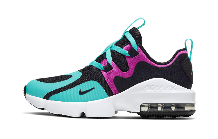 (Preschool) Nike Air Max Infinity 'Black Violet Aurora Green' BQ5310-003