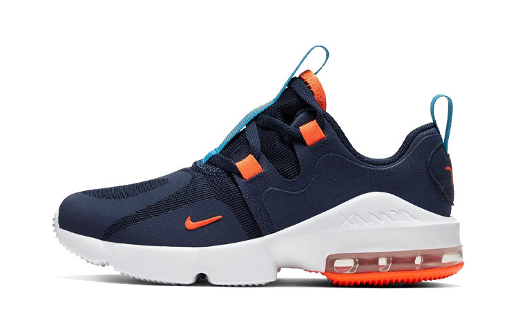 (Preschool) Nike Air Max Infinity 'Midnight Navy Hyper Crimson' BQ5310-400