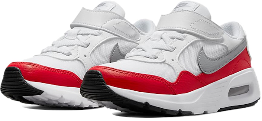 (Preschool) Nike Air Max SC 'White Grey University Red' CZ5356-108 Lookbook (Preschool) Nike Air Max SC 'White Grey University Red' CZ5356-108