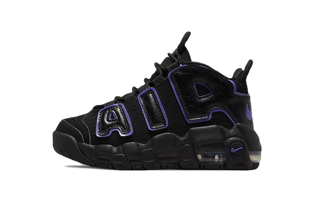 (Preschool) Nike Air More Uptempo 'Black Action Grape' DX5955-001