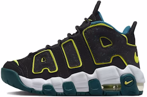 (Preschool) Nike Air More Uptempo 'Black Geode Teal' DZ2810-001 (Preschool) Nike Air More Uptempo 'Black Geode Teal' DZ2810-001