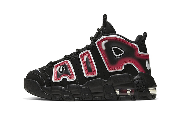 (Preschool) Nike Air More Uptempo 'Laser Crimson' AA1554-010