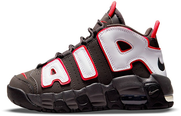 (Preschool) Nike Air More Uptempo 'Medium Ash Siren Red White' DH9723-200 Buy (Preschool) Nike Air More Uptempo 'Medium Ash Siren Red White' DH9723-200