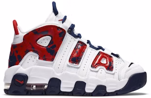 (Preschool) Nike Air More Uptempo 'Red Navy Camo' CZ7886-100 (Preschool) Nike Air More Uptempo 'Red Navy Camo' CZ7886-100