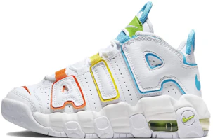 (Preschool) Nike Air More Uptempo 'White Rainbow' FJ4625-100 (Preschool) Nike Air More Uptempo 'White Rainbow' FJ4625-100