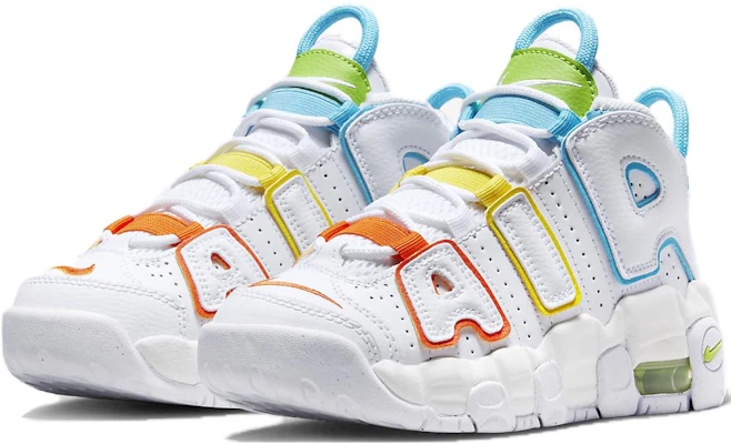 (PS) Nike Air More Uptempo ''Blanc Arc-en-Ciel'' FJ4625-100 Lookbook (PS) Nike Air More Uptempo ''Blanc Arc-en-Ciel'' FJ4625-100