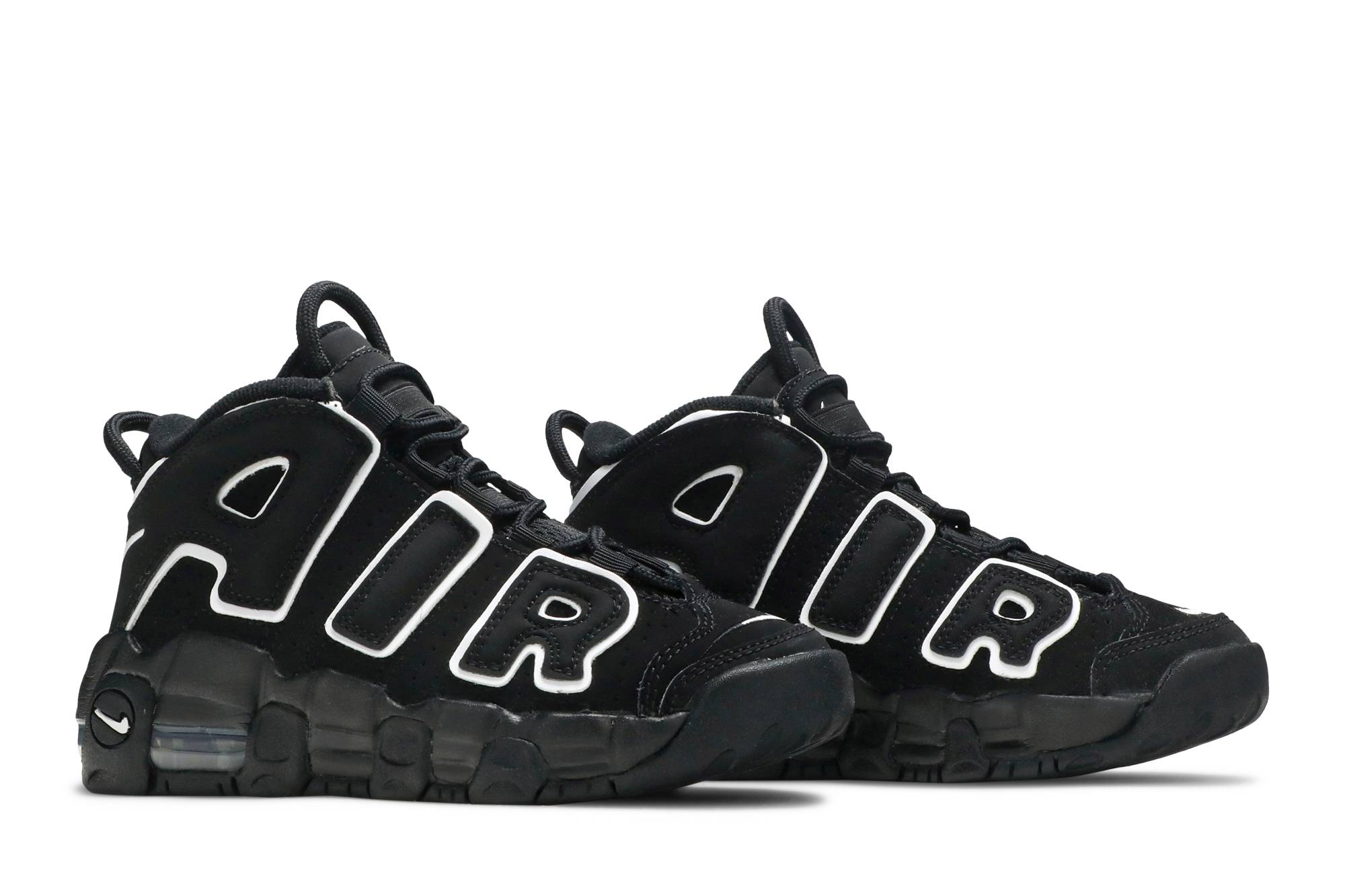 Cheap (PS) Nike Air More Uptempo Hitam Putih (2020) DA8574-002