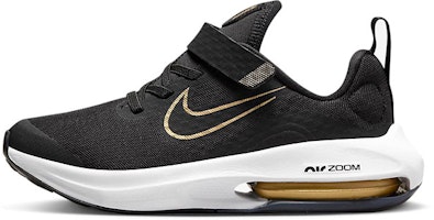 (Preschool) Nike Air Zoom Arcadia 2 'Black Metallic Gold' DM8492-001 (Preschool) Nike Air Zoom Arcadia 2 'Black Metallic Gold' DM8492-001