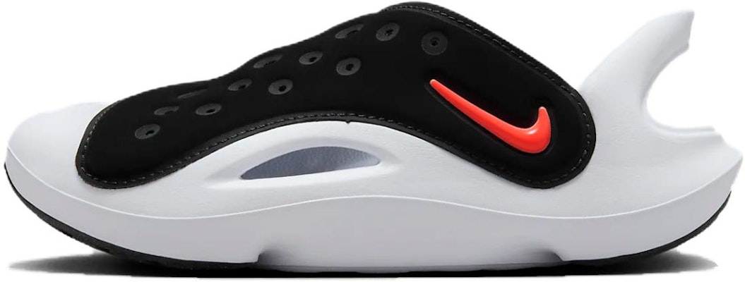(Preschool) Nike Aqua Swoosh Sandal 'Black Hyper Orange' FN0876-001 Buy (Preschool) Nike Aqua Swoosh Sandal 'Black Hyper Orange' FN0876-001