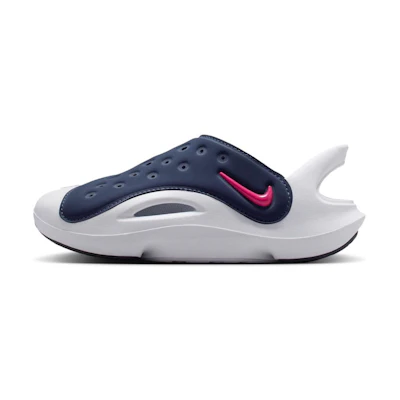 (PS) Nike Aqua Swoosh Sandal 'Midnight Navy Rush Pink'
