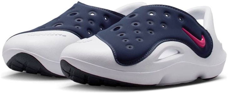 (PS) 나이키 아쿠아 스우시 샌들 '미드나잇 네이비 러쉬 핑크' FN0876-401 Shop (PS) 나이키 아쿠아 스우시 샌들 '미드나잇 네이비 러쉬 핑크' FN0876-401