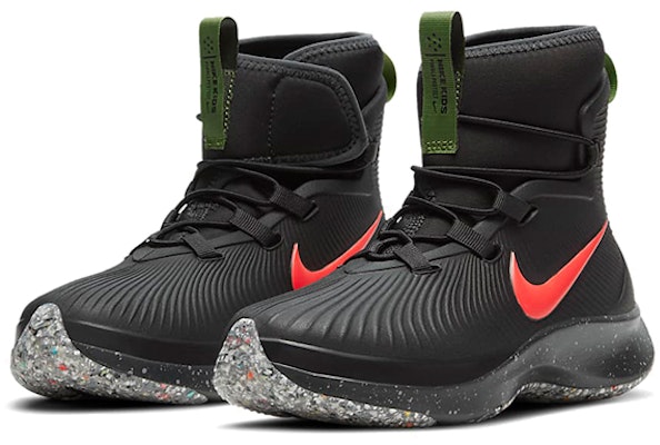 (Preschool) Nike Binzie Boot 'Black Bright Crimson Speckled' BQ5381-001 Lookbook (Preschool) Nike Binzie Boot 'Black Bright Crimson Speckled' BQ5381-001