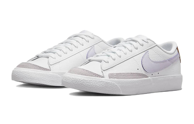 Lookbook （幼童）Nike Blazer Low '77 '白色 淡紫葡萄' DA4074-116