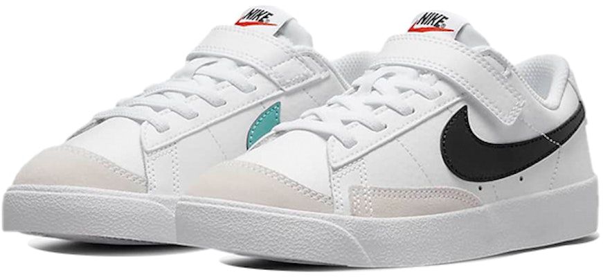 (PS) Nike Blazer Low '77 'Putih Hitam Teal Pudar' DA4075-108 Lookbook (PS) Nike Blazer Low '77 'Putih Hitam Teal Pudar' DA4075-108