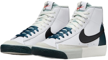 (TD) Nike Blazer Mid '77 SE 'Putih Hitam Hijau' FN6939-101 Lookbook (TD) Nike Blazer Mid '77 SE 'Putih Hitam Hijau' FN6939-101