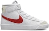 Order 【BP幼童】 中童 Nike Blazer Mid 77 兒童板鞋 白紅色
