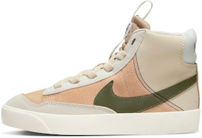 (Preschool) Nike Blazer Mid '77 SE 'Dance - Sanddrift Medium Olive' DQ0370-100 (Preschool) Nike Blazer Mid '77 SE 'Dance - Sanddrift Medium Olive' DQ0370-100