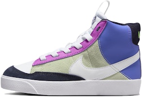 (Preschool) Nike Blazer Mid '77 SE PS 'Honeydew Ultramarine' FB9126-500 (Preschool) Nike Blazer Mid '77 SE PS 'Honeydew Ultramarine' FB9126-500