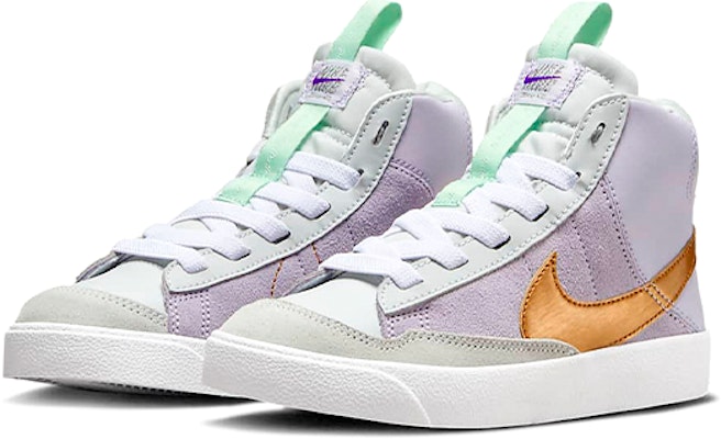 (Preschool) Nike Blazer Mid 77 SE D 'Purple' DQ6085-500 Lookbook (Preschool) Nike Blazer Mid 77 SE D 'Purple' DQ6085-500