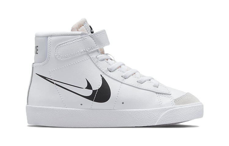 (PS) Nike Blazer Mid 'White Black - Kids' 圖 2