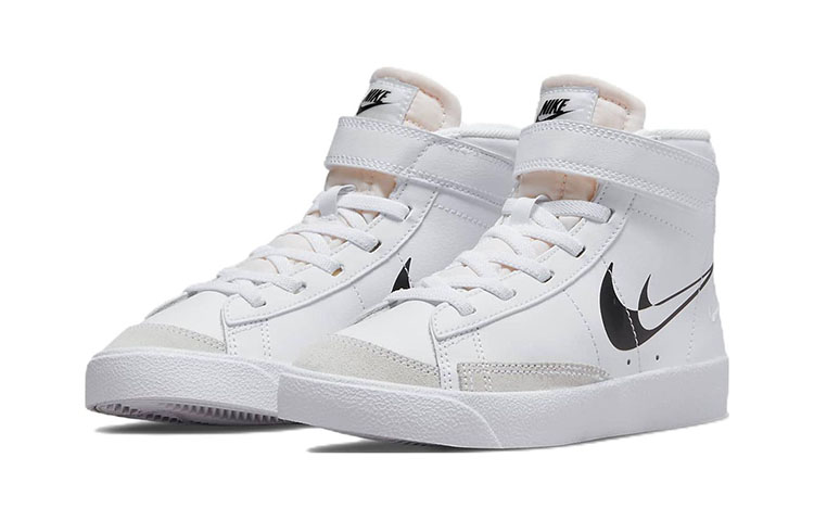 (PS) Nike Blazer Mid 'White Black - Kids' 圖 3