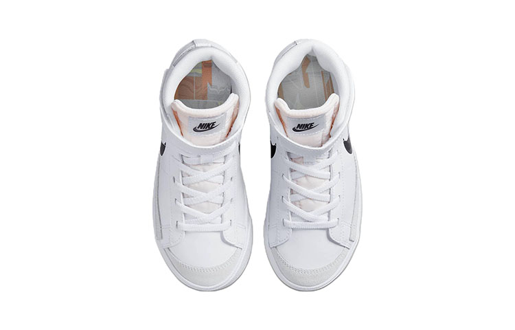 (PS) Nike Blazer Mid 'White Black - Kids' 圖 4