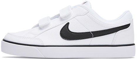 (Preschool) Nike Capri 3 LTR Leather 'White Black' 579948-106 (Preschool) Nike Capri 3 LTR Leather 'White Black' 579948-106