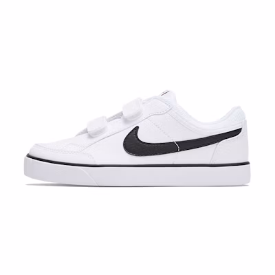 (PS) Nike Capri 3 LTR Leather 'White Black'