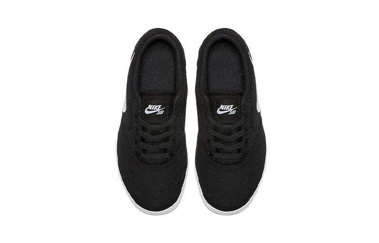 Lookbook 中童 Nike SB Check 低筒 兒童滑板鞋 黑白