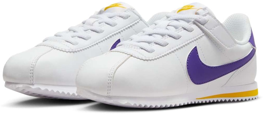 (Preschool) Nike Cortez EasyOn 'Lakers' DM0951-105 Lookbook (Preschool) Nike Cortez EasyOn 'Lakers' DM0951-105