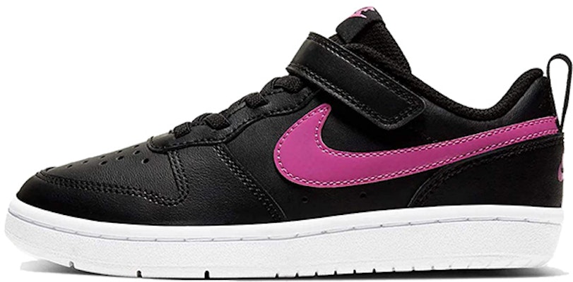 中童 Nike Court Borough 2 魔鬼氈休閒 防滑耐磨 低筒 兒童板鞋 黑紫 Buy 中童 Nike Court Borough 2 魔鬼氈休閒 防滑耐磨 低筒 兒童板鞋 黑紫