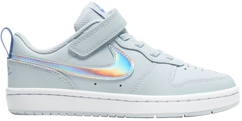 Preschool Nike Court Borough Low 2 Light Blue Velcro CW0998 401