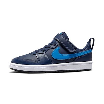 (PS) Nike Court Borough Low 2 'Midnight Navy Imperial Blue'