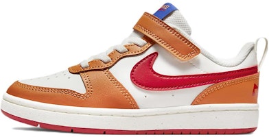 (Preschool) Nike Court Borough Low 2 'Sail Hot Curry' BQ5451-119 (Preschool) Nike Court Borough Low 2 'Sail Hot Curry' BQ5451-119