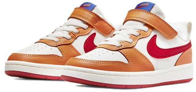 (學齡前) Nike Court Borough Low 2 '米白色熱咖喱' BQ5451-119 Lookbook (學齡前) Nike Court Borough Low 2 '米白色熱咖喱' BQ5451-119