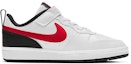 Order (PS) Nike Court Borough Low 2 'Putih Hitam Merah' BQ5451-110
