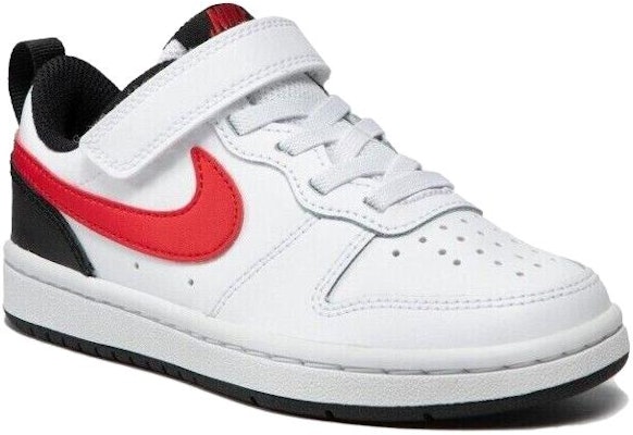 (PS) Nike Court Borough Low 2 'Putih Hitam Merah' BQ5451-110 Lookbook (PS) Nike Court Borough Low 2 'Putih Hitam Merah' BQ5451-110