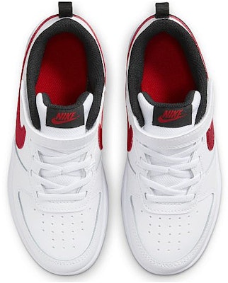 (Preschool) Nike Court Borough Low 2 'White Black Red' BQ5451-110 Shop (Preschool) Nike Court Borough Low 2 'White Black Red' BQ5451-110