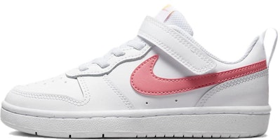 (Preschool) Nike Court Borough Low 2 'White Coral Chalk' BQ5451-124 (Preschool) Nike Court Borough Low 2 'White Coral Chalk' BQ5451-124