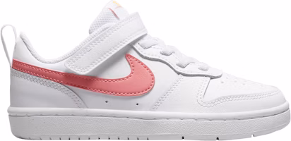 (Preschool) Nike Court Borough Low 2 'White Coral Chalk' BQ5451-124 (Preschool) Nike Court Borough Low 2 'White Coral Chalk' BQ5451-124